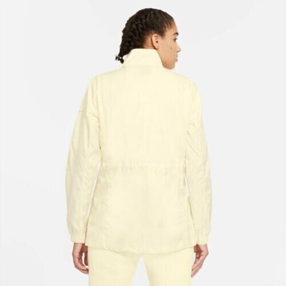 Nike Sportswear M65 Woven Jacket Womens XS Coconut Milk/Sesame Snap Button Zip - Picture 2 of 16